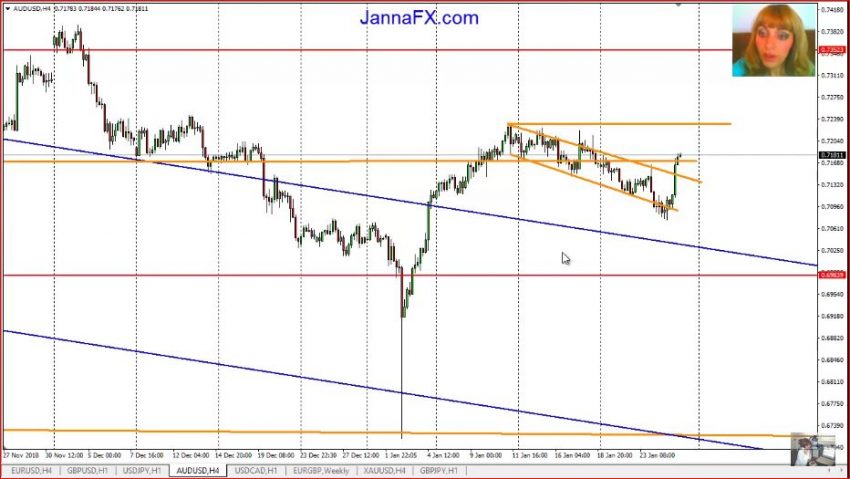 Weekly Forex Analysis, 28th January - 1st February 2019, Main Pairs, Gold